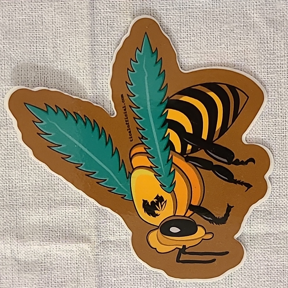 WU-TANG CLAN AUTHENTIC KILLER BEE TICAL STICKER.